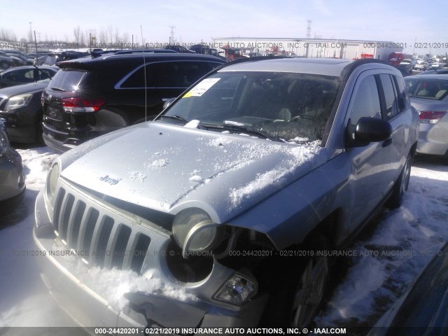 1J8FT57WX7D132154 - 2007 JEEP COMPASS LIMITED SILVER photo 2