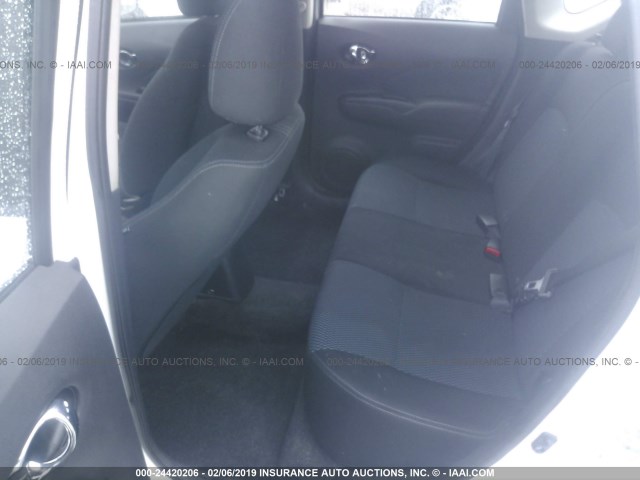 3N1CE2CP4GL405975 - 2016 NISSAN VERSA NOTE S/S PLUS/SV/SL/SR WHITE photo 8