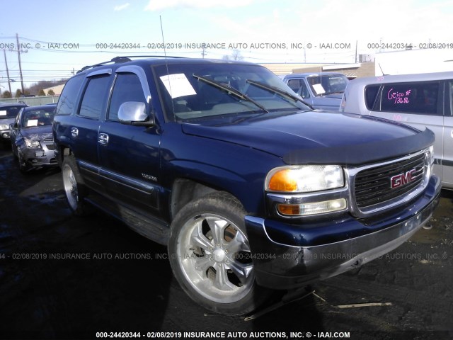 1GKEK13T91J184298 - 2001 GMC YUKON BLUE photo 1