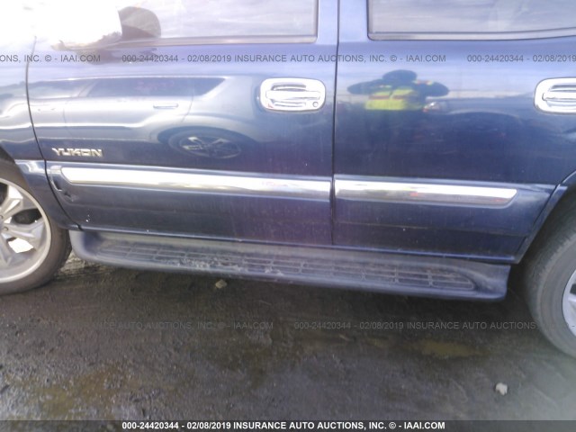 1GKEK13T91J184298 - 2001 GMC YUKON BLUE photo 6