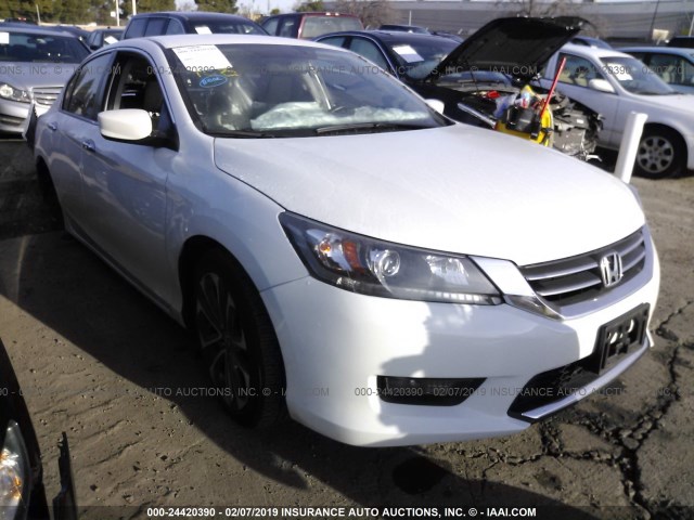 1HGCR2F58FA259857 - 2015 HONDA ACCORD SPORT თეთრი ფოტო 1