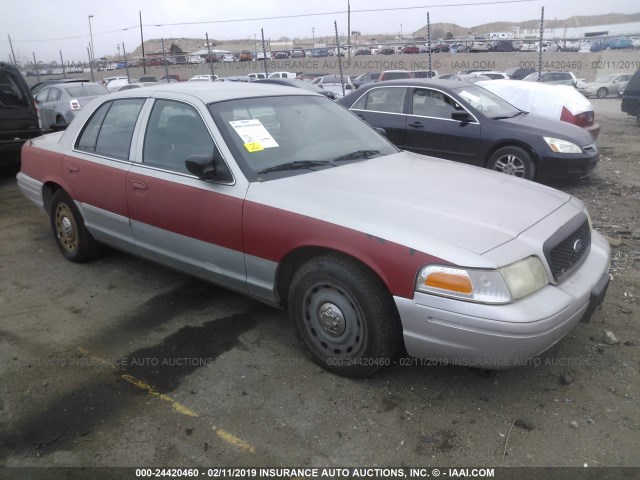 2FAFP71WX5X180054 - 2005 FORD CROWN VICTORIA POLICE INTERCEPTOR SILVER photo 1