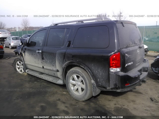 5N1BA0ND9EN604184 - 2014 NISSAN ARMADA SV/SL/PLATINUM BLACK photo 3