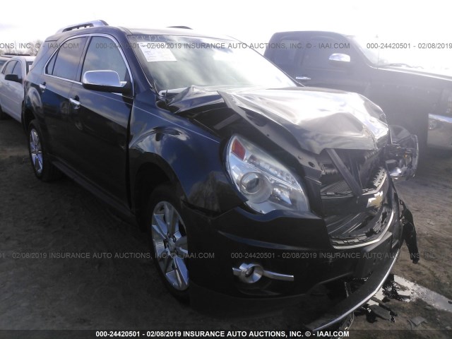 2CNFLGEY3A6276511 - 2010 CHEVROLET EQUINOX LTZ BLACK photo 1