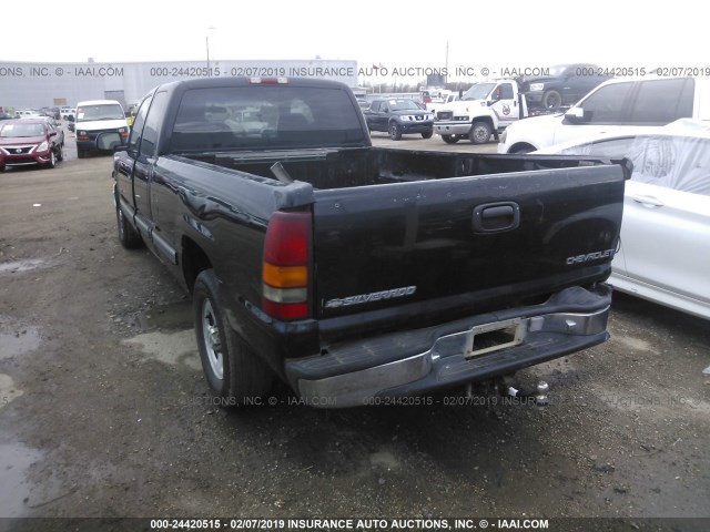 1GCEC19T5YE305783 - 2000 CHEVROLET SILVERADO C1500 BLUE photo 3