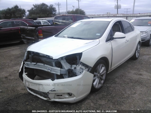 1G4PR5SK5C4226088 - 2012 BUICK VERANO CONVENIENCE WHITE photo 2