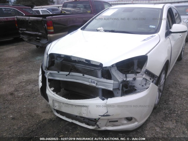 1G4PR5SK5C4226088 - 2012 BUICK VERANO CONVENIENCE WHITE photo 6