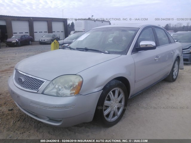 1FAFP25145G173141 - 2005 FORD FIVE HUNDRED LIMITED SILVER photo 2