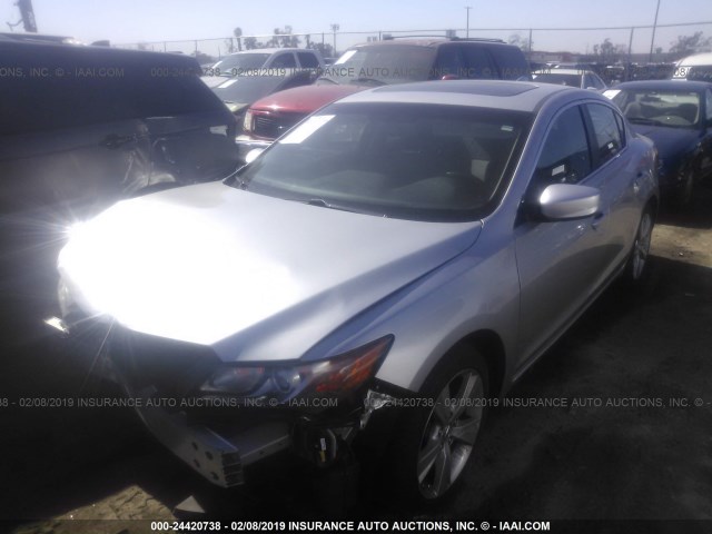 19VDE1F31FE004254 - 2015 ACURA ILX 20 GRAY photo 2