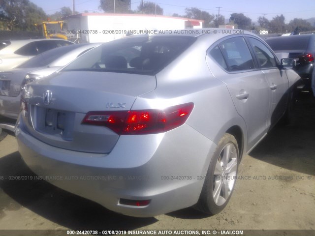 19VDE1F31FE004254 - 2015 ACURA ILX 20 GRAY photo 4