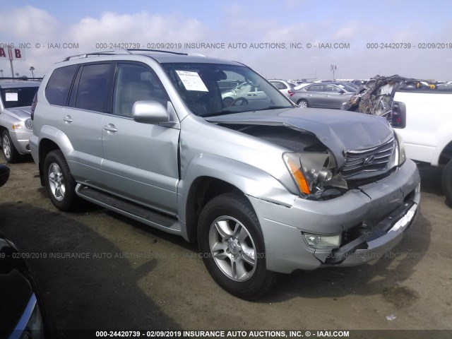 JTJBT20X330006062 - 2003 LEXUS GX 470 SILVER photo 1