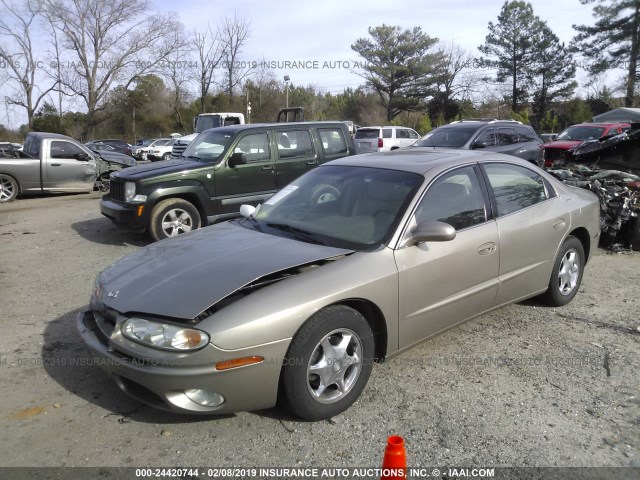 1G3GR64H514251002 - 2001 OLDSMOBILE AURORA Champagne photo 2