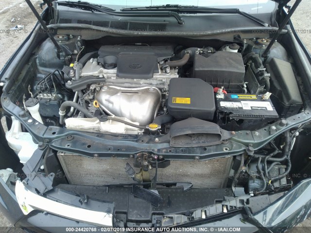 4T1BF1FK6FU478829 - 2015 TOYOTA CAMRY LE/XLE/SE/XSE 深蓝色 照片 10
