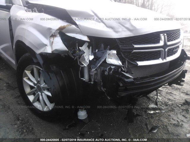 3C4PDDBG9DT638602 - 2013 DODGE JOURNEY SXT SILVER photo 6