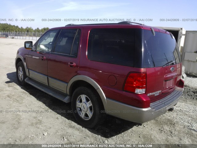 1FMPU17L34LB06449 - 2004 FORD EXPEDITION EDDIE BAUER MAROON photo 3