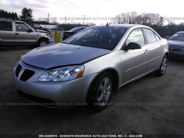 1G2ZH57N984117809 - 2008 PONTIAC G6 GT SILVER photo 2