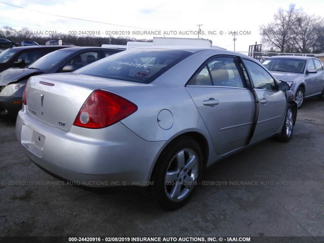 1G2ZH57N984117809 - 2008 PONTIAC G6 GT SILVER photo 4