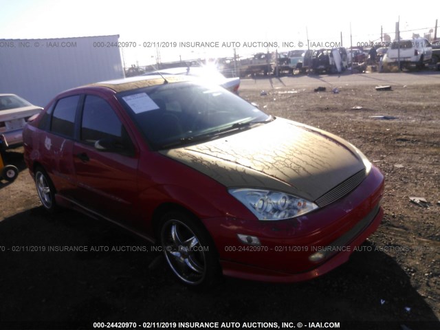 1FAHP343X1W247437 - 2001 FORD FOCUS SE/SE SPORT RED photo 1