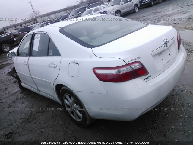 4T1BE46K39U881448 - 2009 TOYOTA CAMRY SE/LE/XLE 白色 照片 3