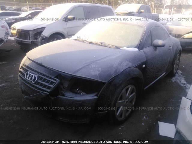 TRUWT28N541006413 - 2004 AUDI TT QUATTRO BLACK photo 2