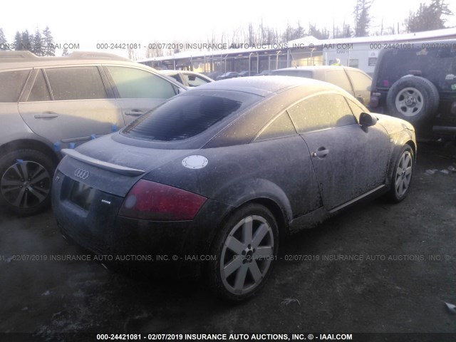 TRUWT28N541006413 - 2004 AUDI TT QUATTRO BLACK photo 4