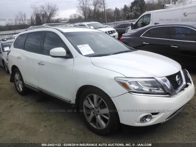 5N1AR2MN8EC686561 - 2014 NISSAN PATHFINDER S/SV/SL/PLATINUM TURQUOISE photo 1