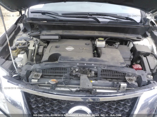 5N1AR2MN8EC686561 - 2014 NISSAN PATHFINDER S/SV/SL/PLATINUM TURQUOISE photo 10