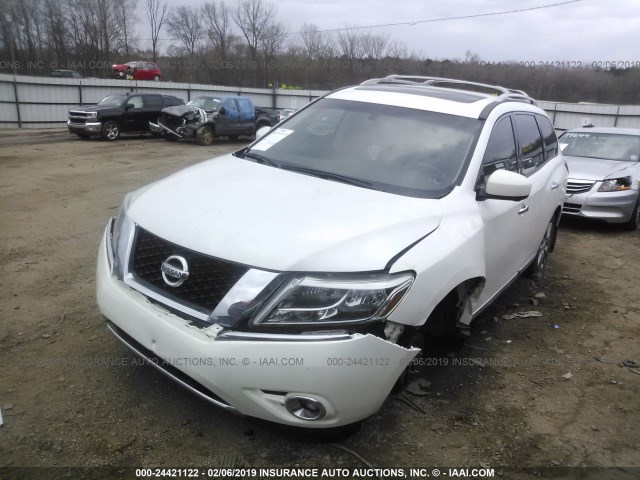 5N1AR2MN8EC686561 - 2014 NISSAN PATHFINDER S/SV/SL/PLATINUM TURQUOISE photo 6