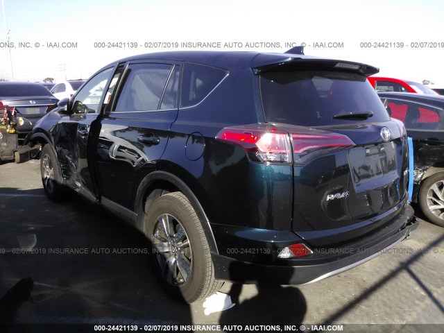 JTMWFREV0JJ180447 - 2018 TOYOTA RAV4 ADVENTURE/XLE 蓝色 照片 3