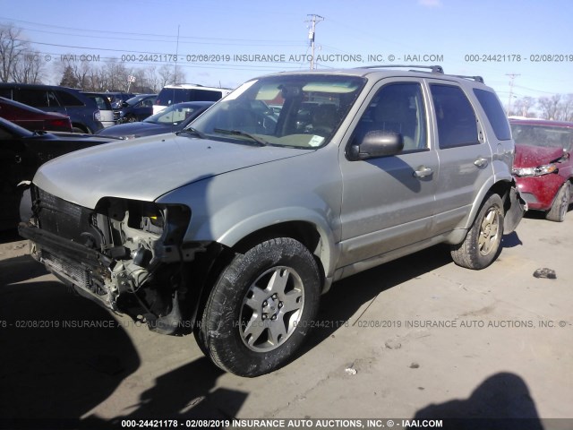 1FMYU94115KA94315 - 2005 FORD ESCAPE LIMITED GOLD photo 2