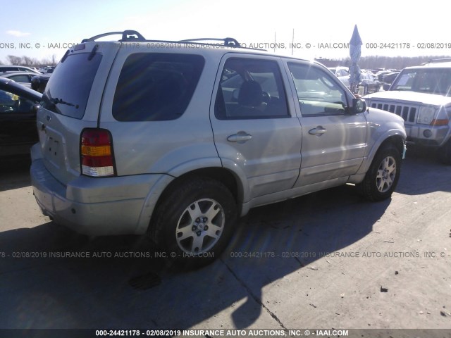 1FMYU94115KA94315 - 2005 FORD ESCAPE LIMITED GOLD photo 4