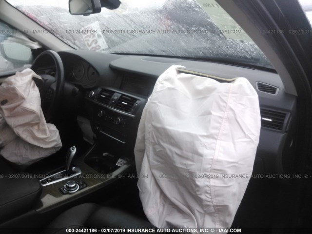 5UXWX5C52BL703061 - 2011 BMW X3 XDRIVE28I BLACK photo 5