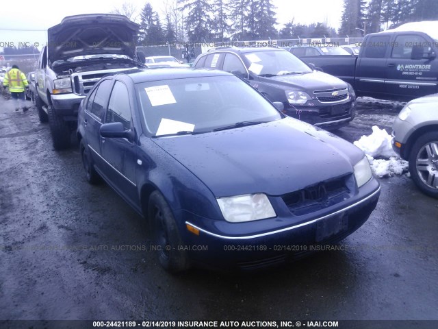 3VWRK69M94M038885 - 2004 VOLKSWAGEN JETTA GL BLUE photo 1