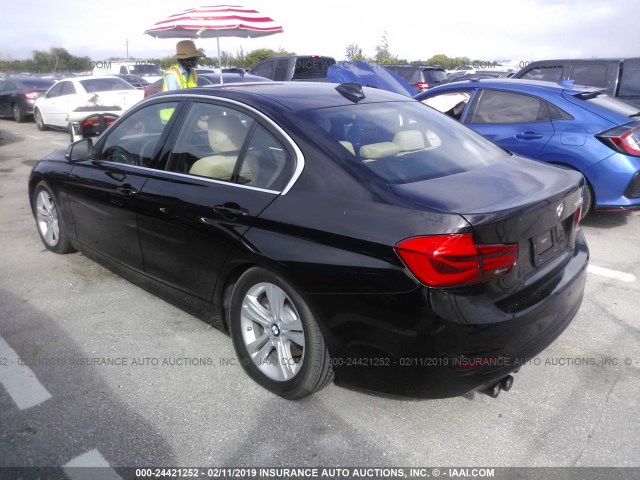 WBA8B9C51JEE81051 - 2018 BMW 330 I BLACK photo 3