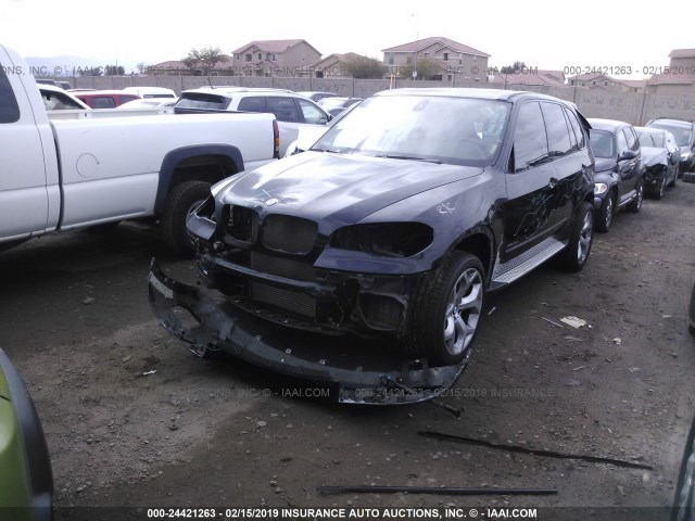 5UXZW0C5XBL658745 - 2011 BMW X5 XDRIVE35D BLACK photo 2