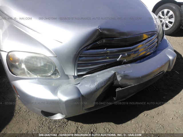 3GNBAAFW2BS566185 - 2011 CHEVROLET HHR LS Plata foto 6