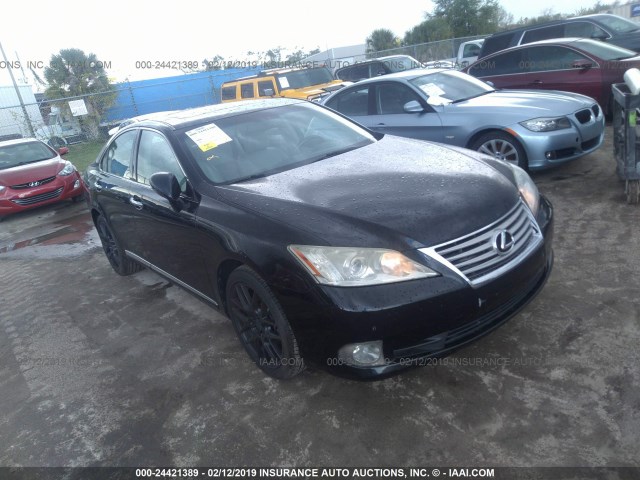 JTHBK1EG3B2459415 - 2011 LEXUS ES 350 BLACK photo 1