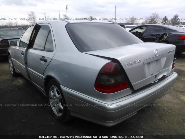 WDBHA24G5YA857132 - 2000 MERCEDES-BENZ C 230 SILVER photo 3