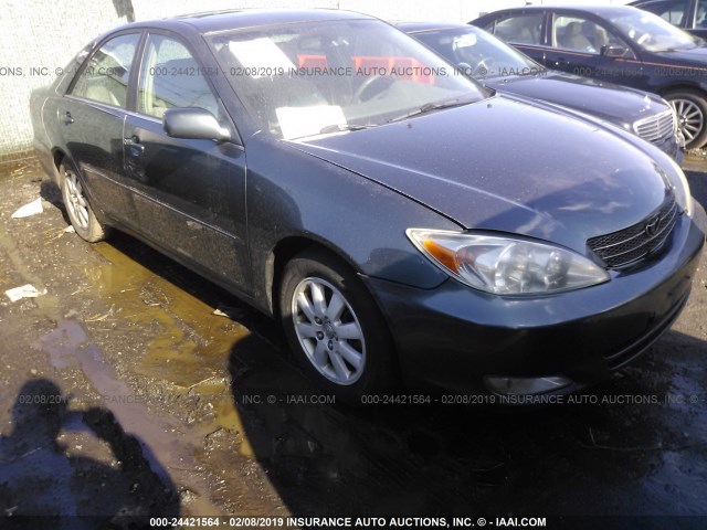 4T1BF30K43U566200 - 2003 TOYOTA CAMRY LE/XLE/SE BLUE photo 1