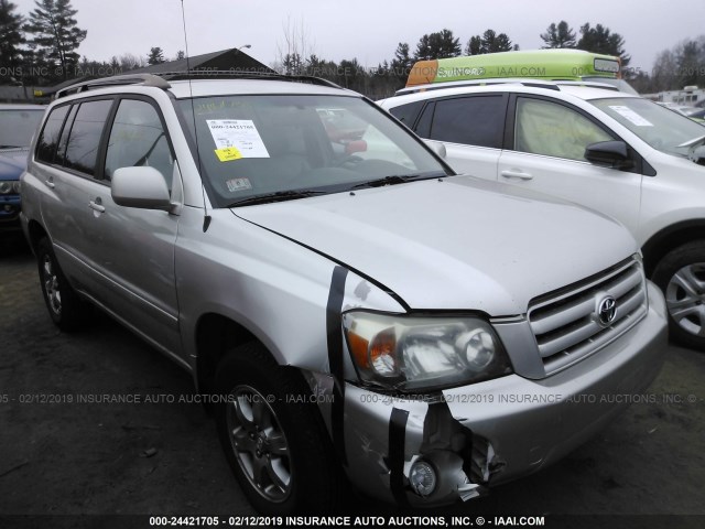 JTEEP21A950126476 - 2005 TOYOTA HIGHLANDER LIMITED SILVER photo 1