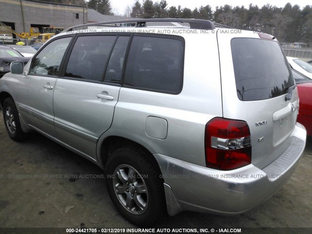 JTEEP21A950126476 - 2005 TOYOTA HIGHLANDER LIMITED SILVER photo 3