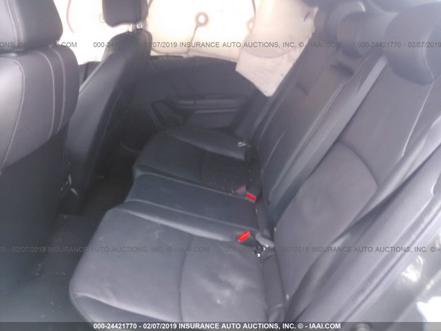 SHHFK7H98JU216499 - 2018 HONDA CIVIC SPORT TOURING GRAY photo 8