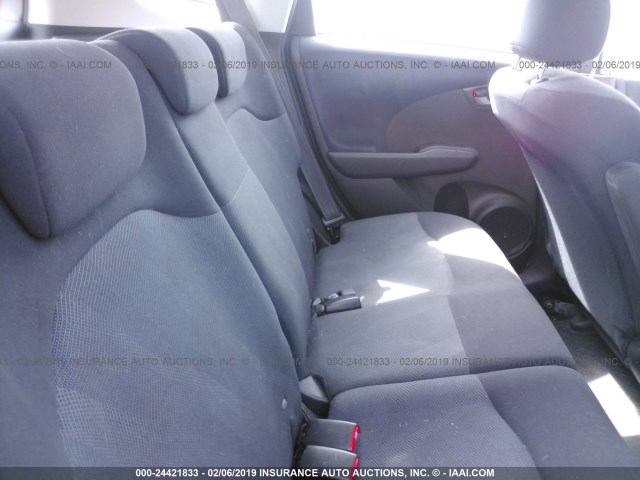 JHMGE8H49AS018149 - 2010 HONDA FIT SPORT GRAY photo 8