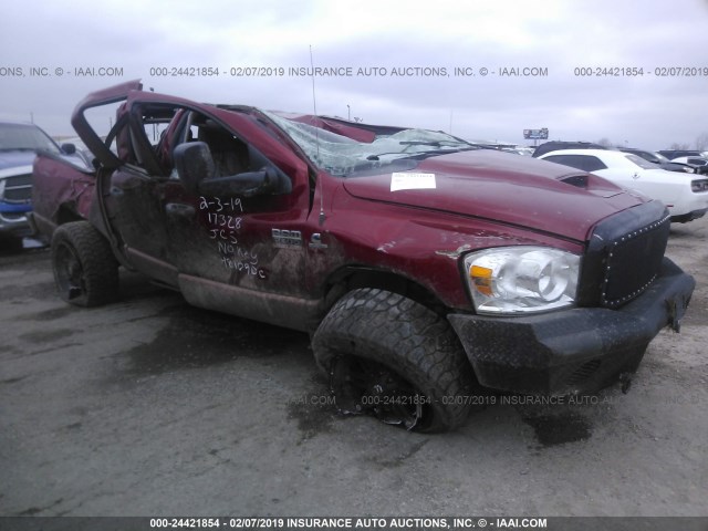 3D7KS28C97G748464 - 2007 DODGE RAM 2500 ST/SLT MAROON photo 1