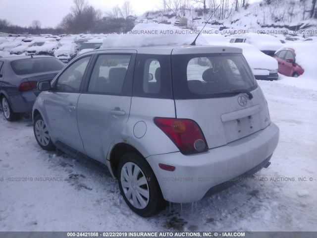 JTKKT624750111941 - 2005 TOYOTA SCION XA SILVER photo 3