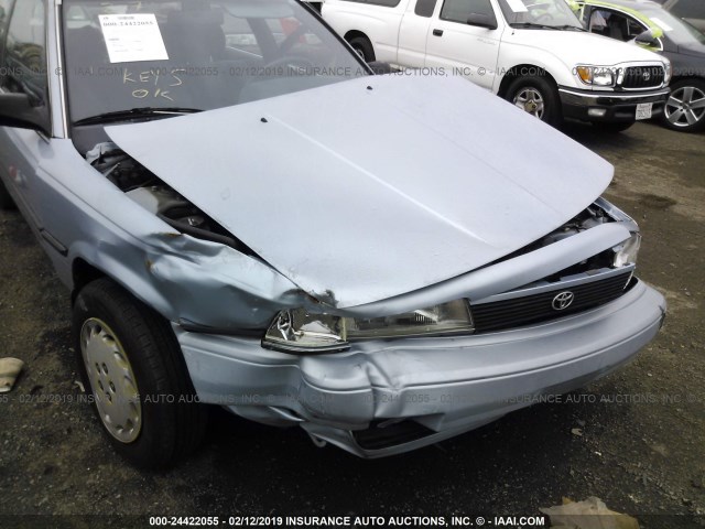 4T1SV21EXMU430712 - 1991 TOYOTA CAMRY DLX 银色 照片 6