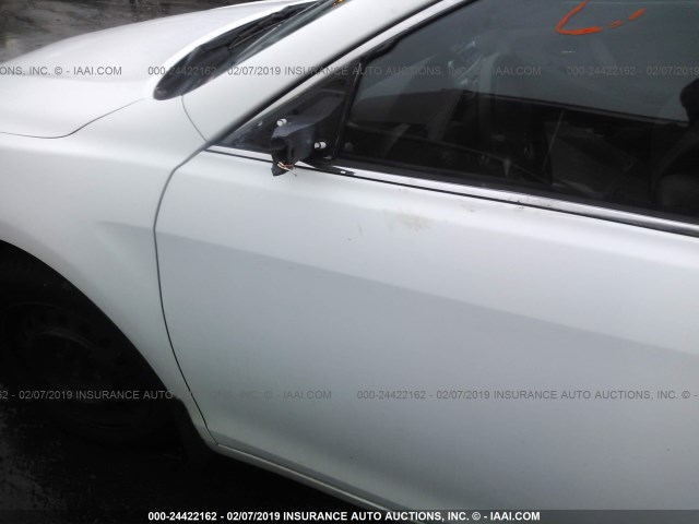 4T1BE46K77U531673 - 2007 TOYOTA CAMRY NEW GENERAT CE/LE/XLE/SE WHITE photo 6