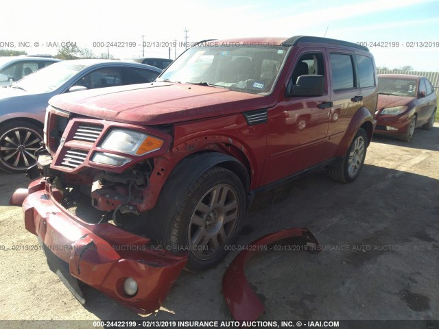 1D4PT4GK3BW554253 - 2011 DODGE NITRO HEAT RED photo 2