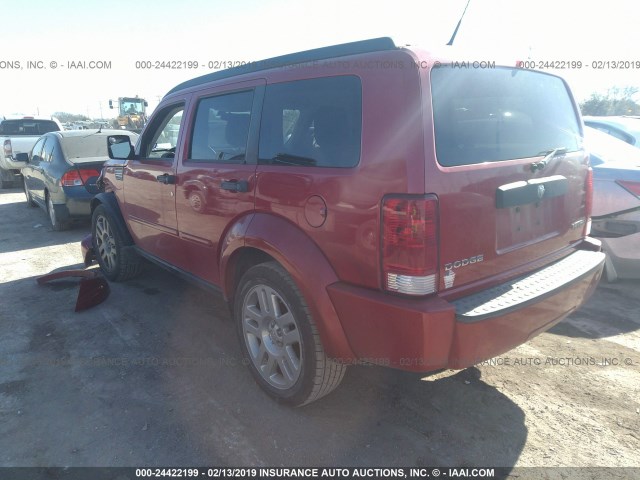 1D4PT4GK3BW554253 - 2011 DODGE NITRO HEAT RED photo 3