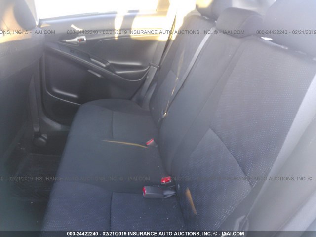 2T1KU4EE6AC193450 - 2010 TOYOTA COROLLA MATRIX  WHITE photo 8